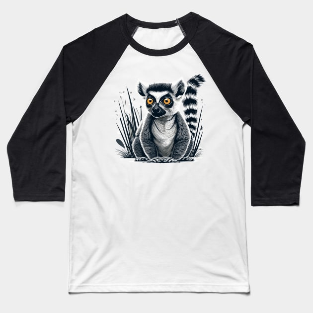 World Lemur Day – October Baseball T-Shirt by irfankokabi